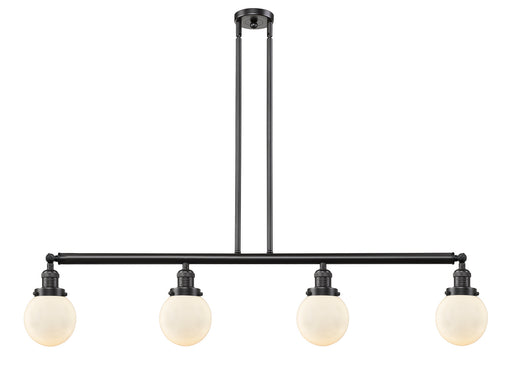 Innovations - 214-OB-G201-6 - Four Light Island Pendant - Franklin Restoration - Oil Rubbed Bronze