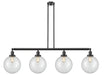 Innovations - 214-OB-G202-10 - Four Light Island Pendant - Franklin Restoration - Oil Rubbed Bronze