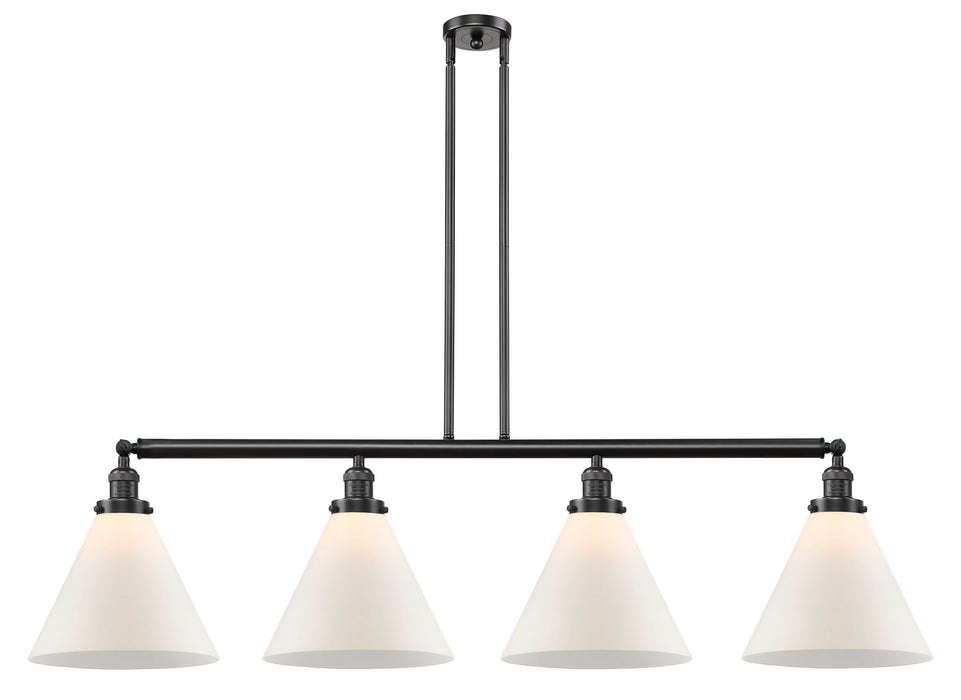 Innovations - 214-OB-G41-L - Four Light Island Pendant - Franklin Restoration - Oil Rubbed Bronze