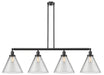 Innovations - 214-OB-G42-L - Four Light Island Pendant - Franklin Restoration - Oil Rubbed Bronze