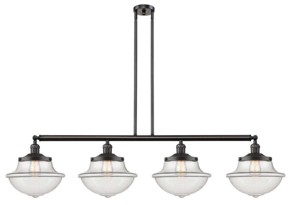 Innovations - 214-OB-G542 - Four Light Island Pendant - Franklin Restoration - Oil Rubbed Bronze