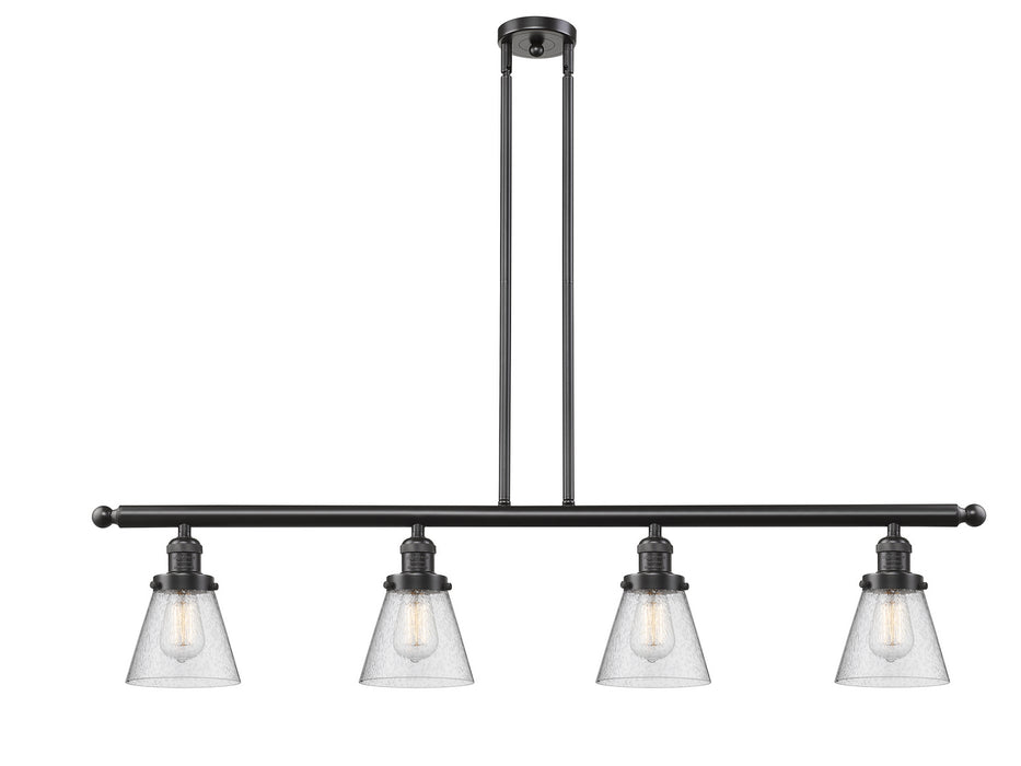 Innovations - 214-OB-G64-LED - LED Island Pendant - Franklin Restoration - Oil Rubbed Bronze