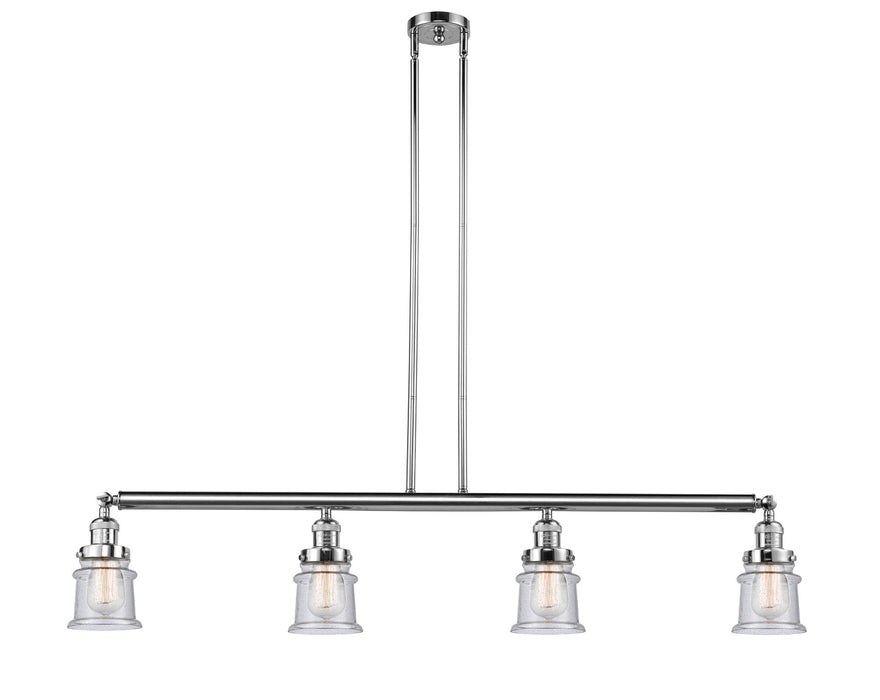 Innovations - 214-PC-G184S - Four Light Island Pendant - Franklin Restoration - Polished Chrome