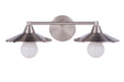 Craftmade - 12519BNK2 - Two Light Vanity - Isaac - Brushed Polished Nickel