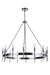 Craftmade - 54314-BNK - 14 Light Chandelier - Larrson - Brushed Polished Nickel