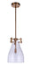 Craftmade - 55891-SB - One Light Mini Pendant - Chardonnay - Satin Brass