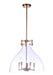 Craftmade - 55895-SB - Five Light Pendant - Chardonnay - Satin Brass