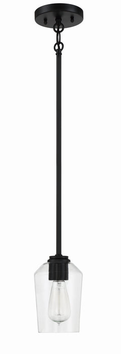 Craftmade - 56191-FB - One Light Mini Pendant - Shayna - Flat Black