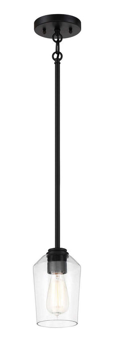 Craftmade - 56191-FB - One Light Mini Pendant - Shayna - Flat Black
