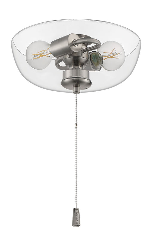 Craftmade - LK2902-BNK - Two Light Fan Light Kit - Universal Light Kits - Brushed Polished Nickel