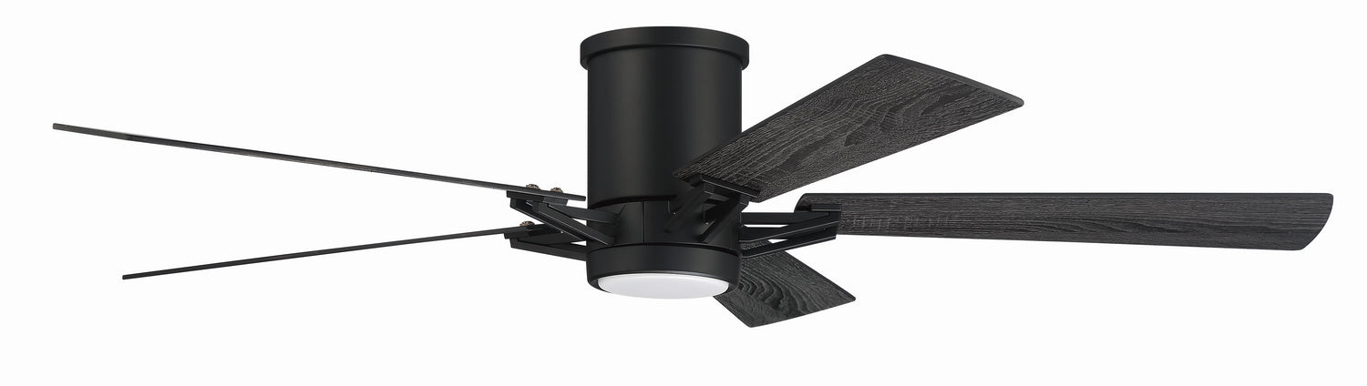 Craftmade - WYT52FB5 - 52``Ceiling Fan - Wyatt - Flat Black