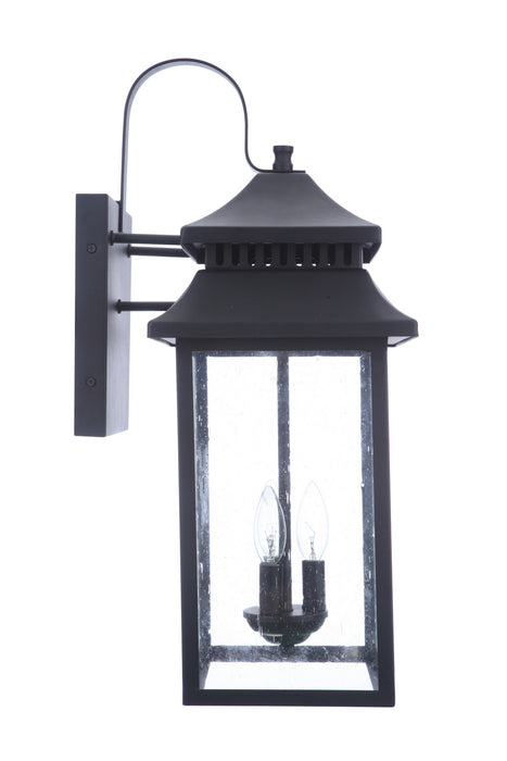 Craftmade - ZA3134-TB - Three Light Outdoor Lantern - Crossbend - Matte Black