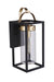 Craftmade - ZA4804-MNSB - One Light Outdoor Lantern - Neo - Midnight Satin Brass