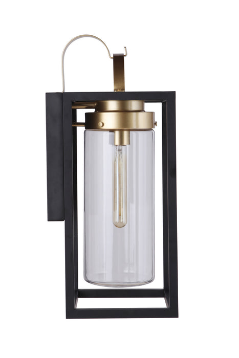 Craftmade - ZA4824-MNSB - One Light Outdoor Lantern - Neo - Midnight Satin Brass