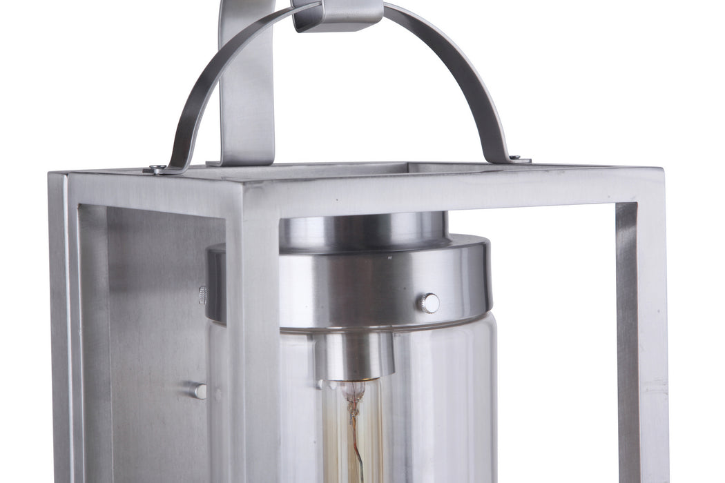 Craftmade - ZA4824-SA - One Light Outdoor Lantern - Neo - Satin Aluminum