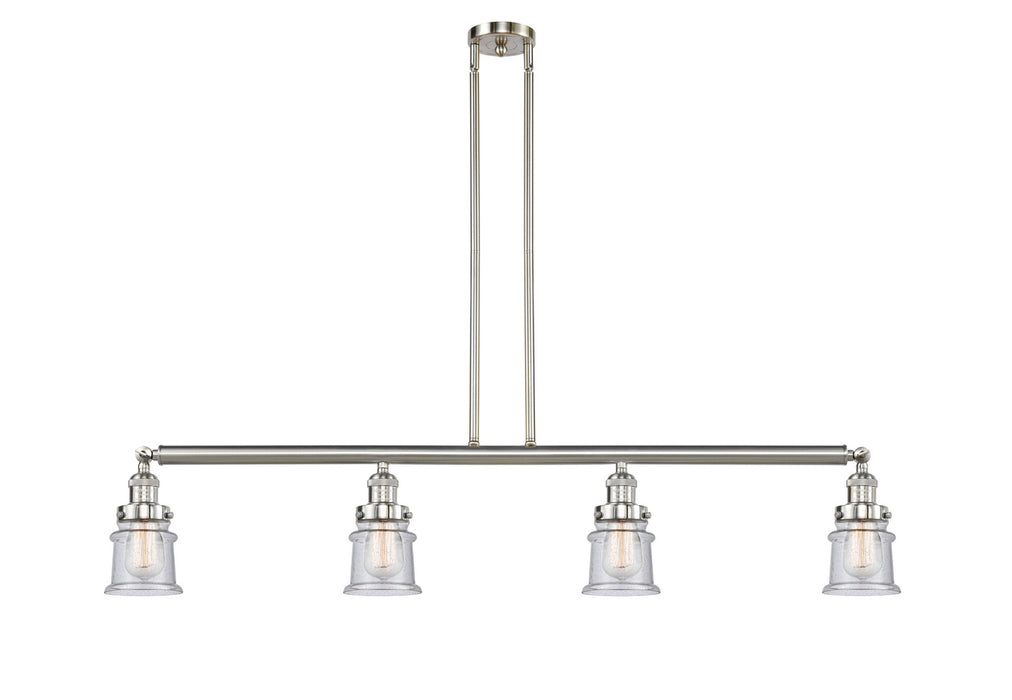 Innovations - 214-SN-G184S-LED - LED Island Pendant - Franklin Restoration - Brushed Satin Nickel