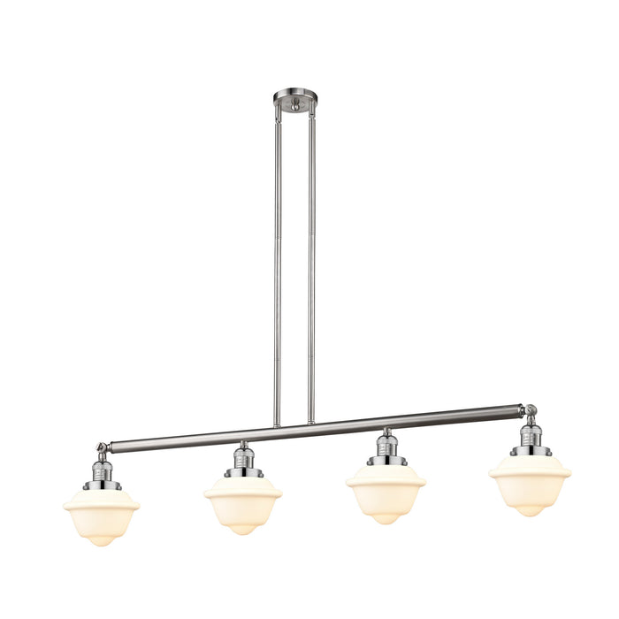 Innovations - 214-SN-G531 - Four Light Island Pendant - Franklin Restoration - Brushed Satin Nickel