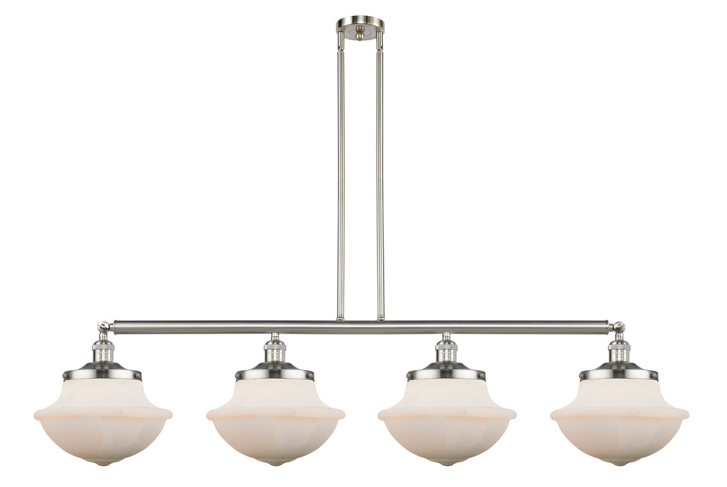 Innovations - 214-SN-G541 - Four Light Island Pendant - Franklin Restoration - Brushed Satin Nickel