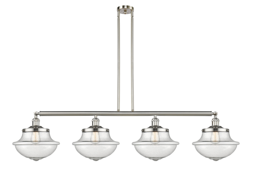 Innovations - 214-SN-G544 - Four Light Island Pendant - Franklin Restoration - Brushed Satin Nickel