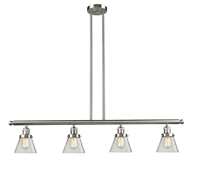 Innovations - 214-SN-G62-LED - LED Island Pendant - Franklin Restoration - Brushed Satin Nickel