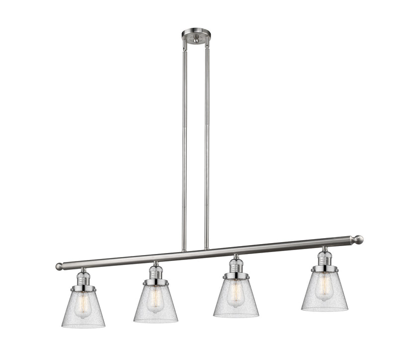 Innovations - 214-SN-G64-LED - LED Island Pendant - Franklin Restoration - Brushed Satin Nickel