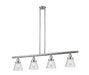 Innovations - 214-SN-G64-LED - LED Island Pendant - Franklin Restoration - Brushed Satin Nickel