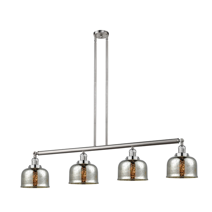 Innovations - 214-SN-G78 - Four Light Island Pendant - Franklin Restoration - Brushed Satin Nickel