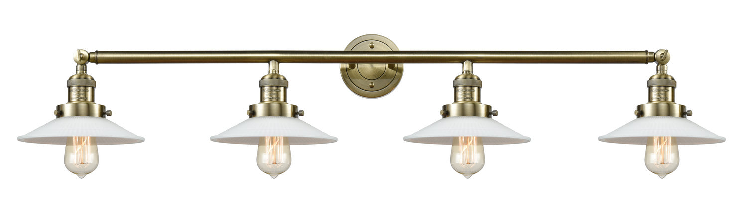 Innovations - 215-AB-G1 - Four Light Bath Vanity - Franklin Restoration - Antique Brass