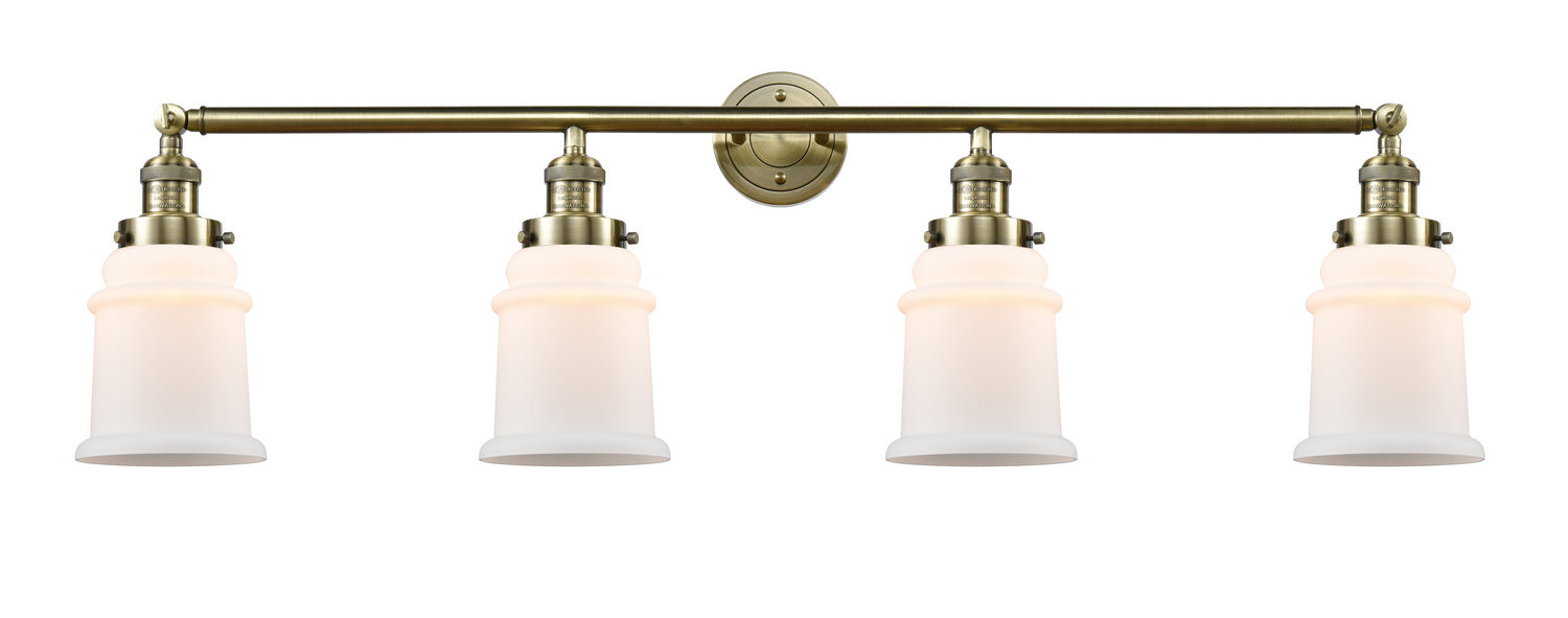 Innovations - 215-AB-G181 - Four Light Bath Vanity - Franklin Restoration - Antique Brass