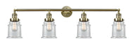 Innovations - 215-AB-G182 - Four Light Bath Vanity - Franklin Restoration - Antique Brass