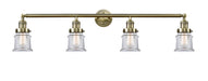 Innovations - 215-AB-G182S - Four Light Bath Vanity - Franklin Restoration - Antique Brass