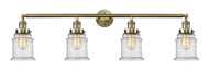 Innovations - 215-AB-G184 - Four Light Bath Vanity - Franklin Restoration - Antique Brass