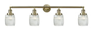 Innovations - 215-AB-G302 - Four Light Bath Vanity - Franklin Restoration - Antique Brass