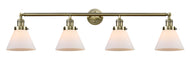 Innovations - 215-AB-G41 - Four Light Bath Vanity - Franklin Restoration - Antique Brass