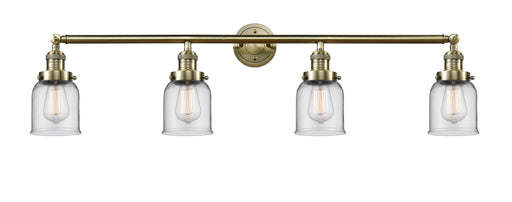 Innovations - 215-AB-G52 - Four Light Bath Vanity - Franklin Restoration - Antique Brass