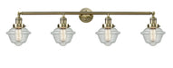 Innovations - 215-AB-G534 - Four Light Bath Vanity - Franklin Restoration - Antique Brass