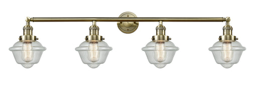 Innovations - 215-AB-G534 - Four Light Bath Vanity - Franklin Restoration - Antique Brass