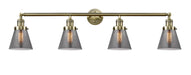 Innovations - 215-AB-G63 - Four Light Bath Vanity - Franklin Restoration - Antique Brass