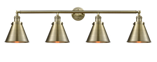 Innovations - 215-AB-M13-AB - Four Light Bath Vanity - Franklin Restoration - Antique Brass