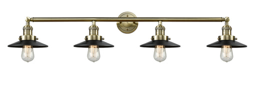 Innovations - 215-AB-M6 - Four Light Bath Vanity - Franklin Restoration - Antique Brass