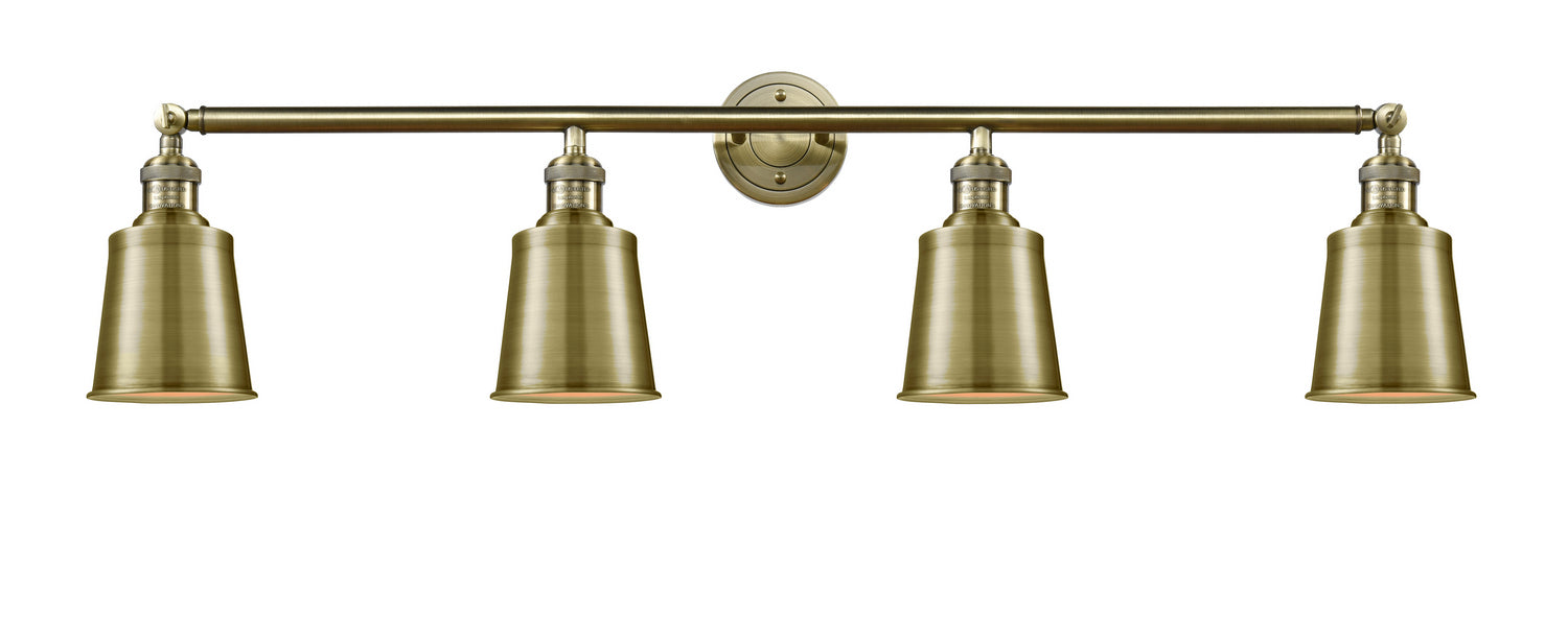 Innovations - 215-AB-M9-AB - Four Light Bath Vanity - Franklin Restoration - Antique Brass