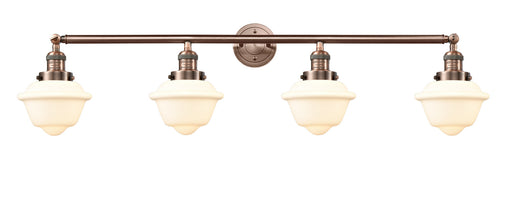 Innovations - 215-AC-G531 - Four Light Bath Vanity - Franklin Restoration - Antique Copper