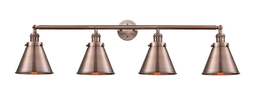 Innovations - 215-AC-M13-AC - Four Light Bath Vanity - Franklin Restoration - Antique Copper