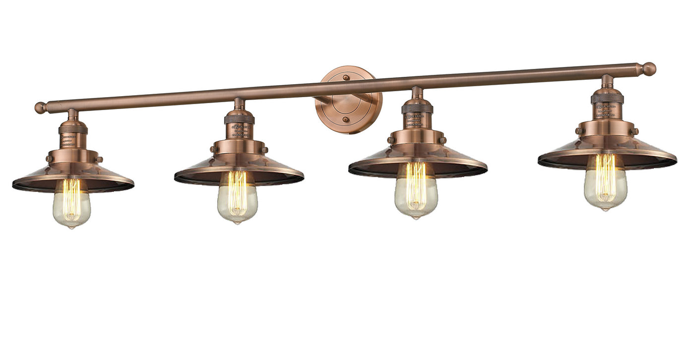 Innovations - 215-AC-M3-LED - LED Bath Vanity - Franklin Restoration - Antique Copper