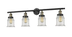 Innovations - 215-BAB-G182 - Four Light Bath Vanity - Franklin Restoration - Black Antique Brass