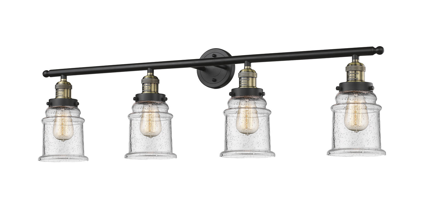 Innovations - 215-BAB-G184 - Four Light Bath Vanity - Franklin Restoration - Black Antique Brass