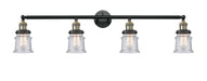 Innovations - 215-BAB-G184S - Four Light Bath Vanity - Franklin Restoration - Black Antique Brass