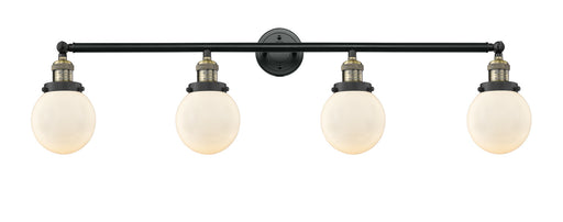 Innovations - 215-BAB-G201-6 - Four Light Bath Vanity - Franklin Restoration - Black Antique Brass