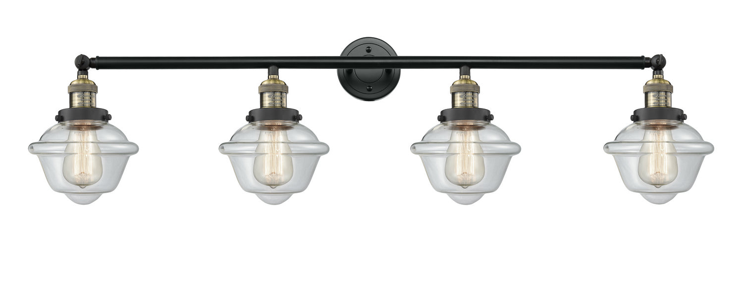 Innovations - 215-BAB-G532 - Four Light Bath Vanity - Franklin Restoration - Black Antique Brass