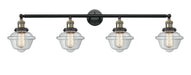 Innovations - 215-BAB-G532 - Four Light Bath Vanity - Franklin Restoration - Black Antique Brass